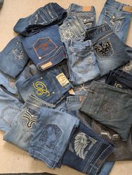 Women Y2K Embelished Jeans