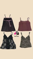 Y2k gothic cami tops (M-017)