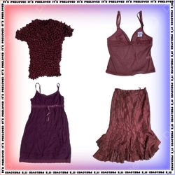 Fino como Vinho Tinto - Mistura de Tops, Vestidos ..