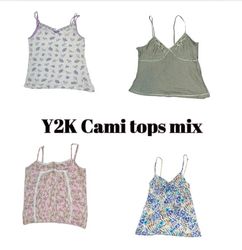 Y2K Italian Summer Cute Cami Tops Mix (20)