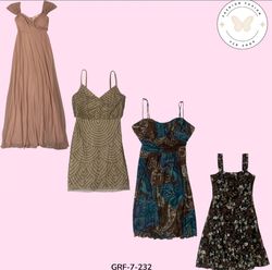 Vestido Poliéster Estampado Marrom – Estilo Diário..