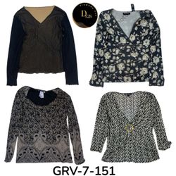 Y2K Long Sleeve Blouse – Vintage Style with Soft P..