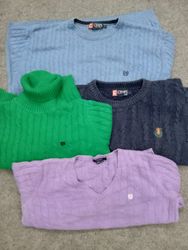 Suéteres de Tricô de Corda Chaps