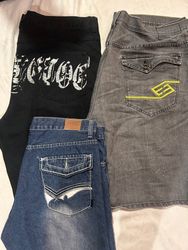 Jorts hip hop oversized