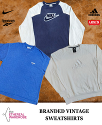 Branded Vintage Sweatshirts Including Nike, Adidas..