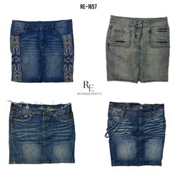 Y2K Britney Era Denim Skirts (RE-1657)