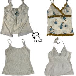 Y2K Soft Girl Era Cami Tops (RW-559)