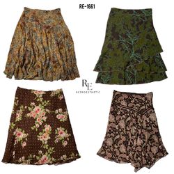 Y2K Grunge Floral Summer Skirts (RE-1661)