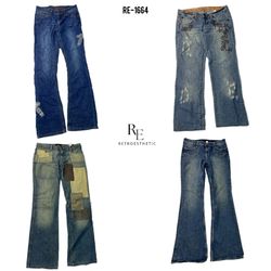 Y2K Britney Era Unique Denim Jeans (RE-1664)