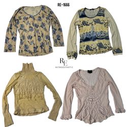 Y2K Soft Girl Era Full Sleeve Tops (RE-1666)