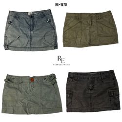 Y2K IT Girl Cotton Mix Skirts (RE-1670)