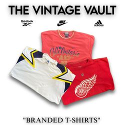 Branded T-Shirts including Nike,Adidas, and Reebok