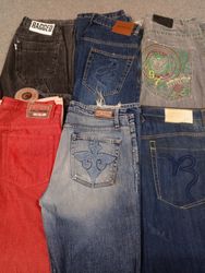 HD1070 Men Baggy Hiphop Jeans - 12 pcs