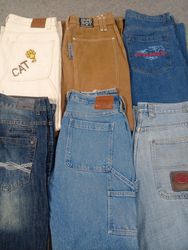 HD1075 Men Designer Baggy Jeans - 14 pcs