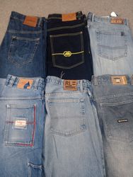 HD1074 Men Baggy Hiphop Jeans - 15 pcs