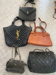 Sacs YSL, burberry, fendi, chanel
