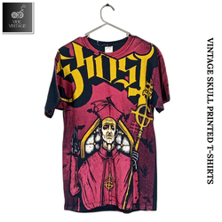 T-SHIRTS IMPRESAS CON CALAVERAS VINTAGE (BUNDLED 2..