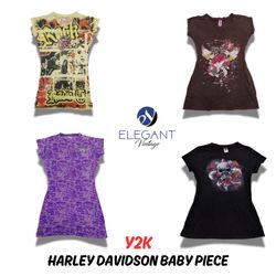 Y2K Harley Davidson Baby Piece - EV0536