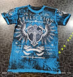 Men y2k Affliction Stil T-Shirts