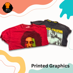 T-shirt grafiche stampate