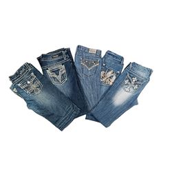 Embroided jeans bootcut