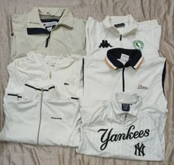 Branded track jackets and windbreaker