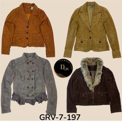 Vintage Corduroy Jacket – Zipper + Button Details,..