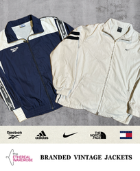 Vestes vintage North face, Nike, Adidas, Reebok, U..