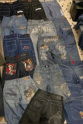 Hip hop big tattoo Jeans
