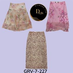 Vintage Pink Poly Skirt – 2000s Aesthetic, Sweet S..