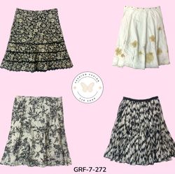 Jupe en coton imprimée blanche – Essentiel d'été (..