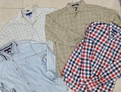 CZ0435 Camicia Button Up Vintage Tommy Hilfiger da..