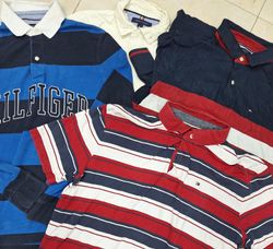 CT1013 Vintage Tommy Hilfiger Men's Polo Shirts