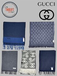 T1215 Gucci/Versace/Chanel/Mix Scarves