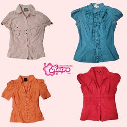Camicia da ufficio Y2K Power Chic