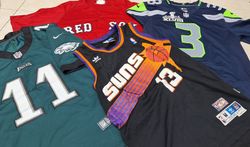 CT1036 Maillots de sport mélangés vintage pour hom..