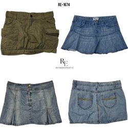 Jupes en denim Y2K Paris Hilton (RE-1674)