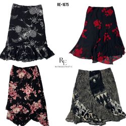 Jupes en polyester floral pour un rendez-vous amou..