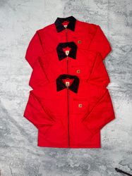 Jaqueta Vermelha Estilo Rework Carhartt