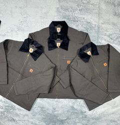 Jaqueta Carhartt Rework Style Cinza Escuro