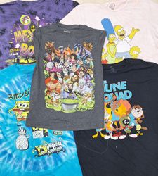 CT1076 Cartoon Printed Mix Men's/Women's T-shirts