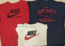 CT1083 Men's Mix Nike Printed Trendy T-Shirts