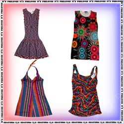 Retro Psychedelic Print Dresses (SS-1097)