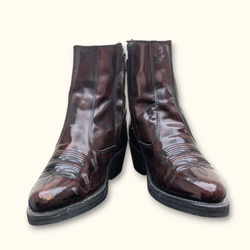 SA#267 Stivali da Cowboy alla Caviglia Vintage – E..