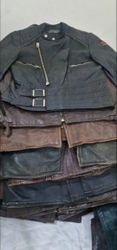 Casacos/jaquetas de couro vintage masculino
