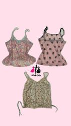 Y2k vibe carine top (M-030)