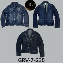 Vintage Vibes Button Denim Jacket (GRV-7-235)