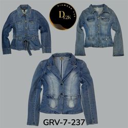 Premium Button-Front Denim Jacket – Y2K Edit (GRV-..