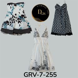 Robe A-line en coton noir et blanc – Éclat vintage..