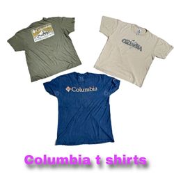 Columbia t shirts